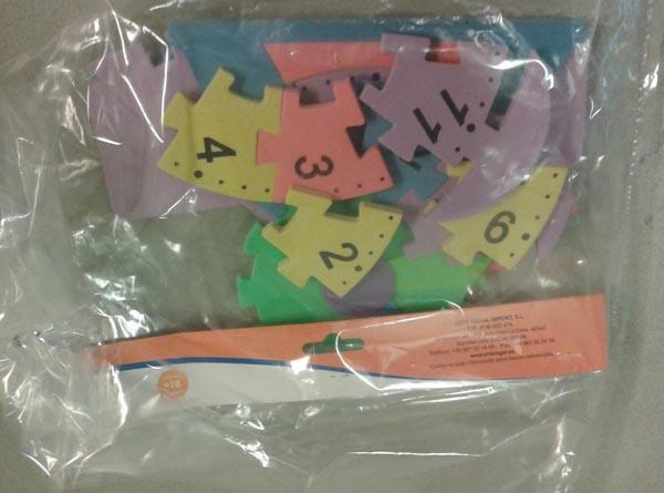 Toy puzzle clock