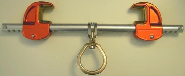 Anchorage clamp for steel girders