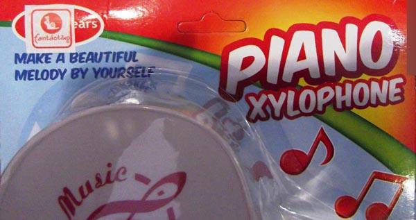 Toy xylophone