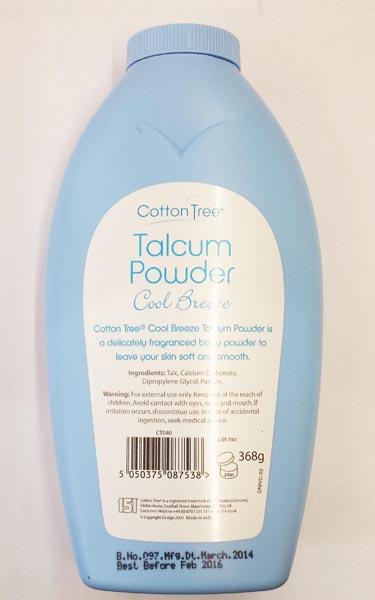 Talcum powder