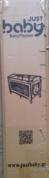 Children’s travel cot
