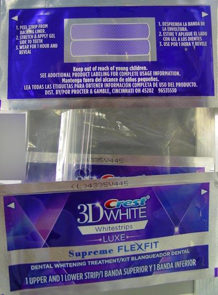 Teeth whitening strips