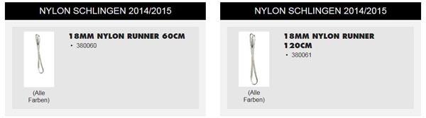 Nylon sling for climbing