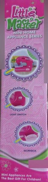 Toy sewing and ironing set