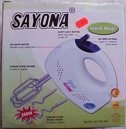 Hand mixer “SAYONA”