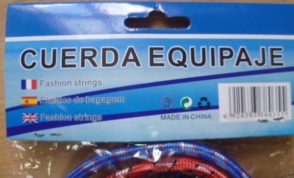 Elastic luggage straps