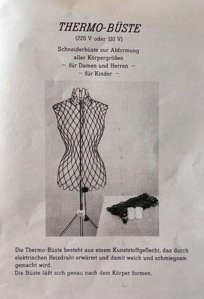 Dressmaker's dummy