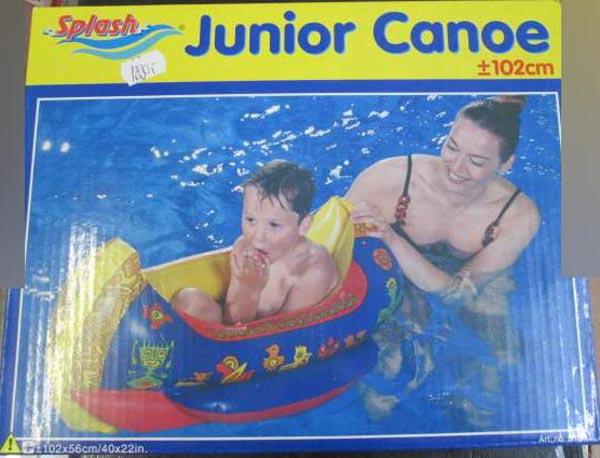 Inflatable canoe