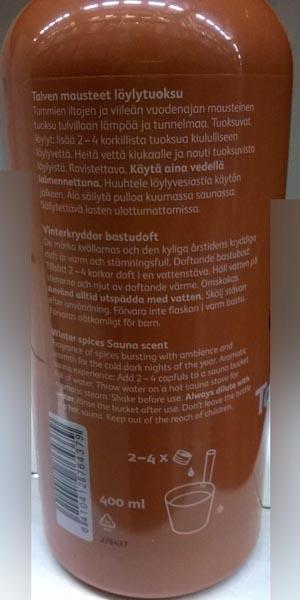 Sauna scent