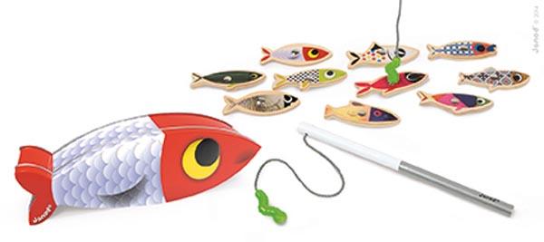 Magnetic fishing game