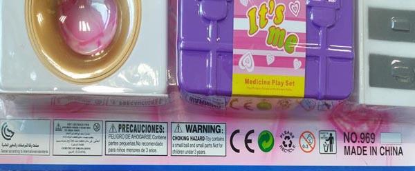 Doctor set with a doll