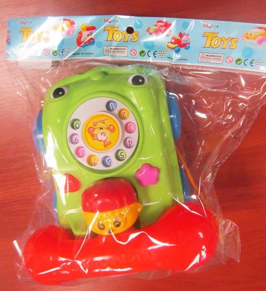 Pull-along toy telephone