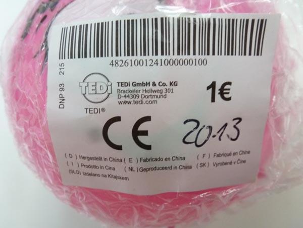 Soft rubber ball
