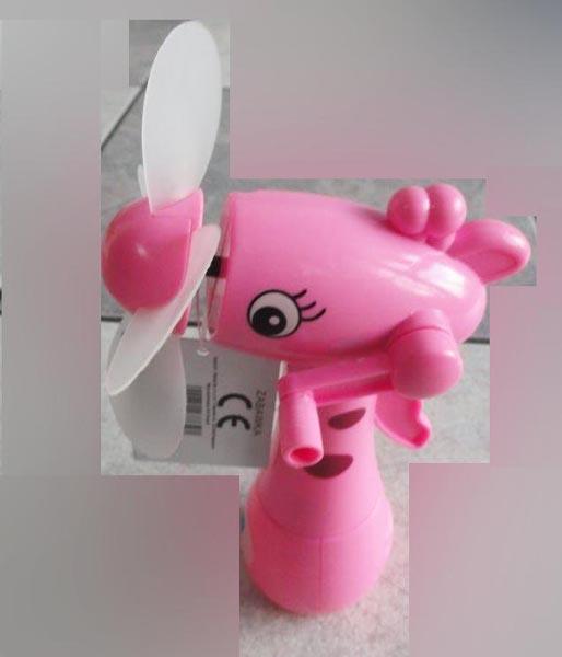 Plastic toy fan