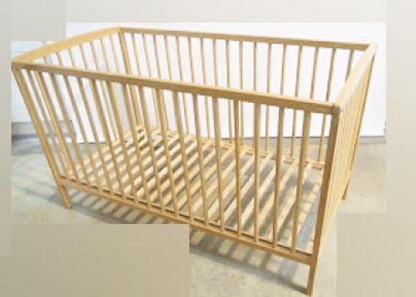 Wooden cot