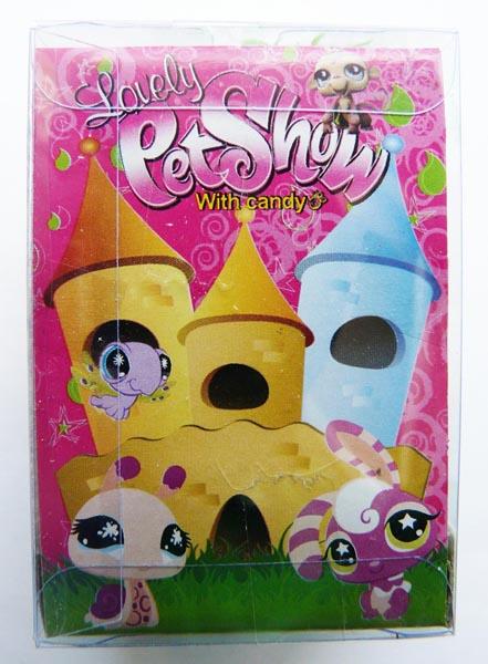 Plastic toy with sweets
