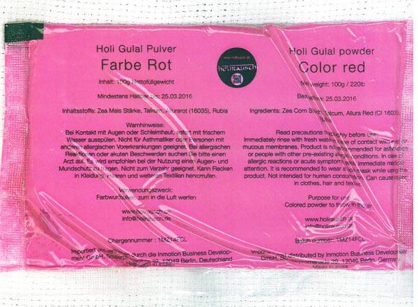 Holi colour powder