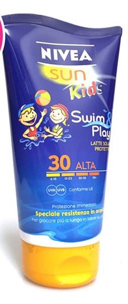 Suncream for children