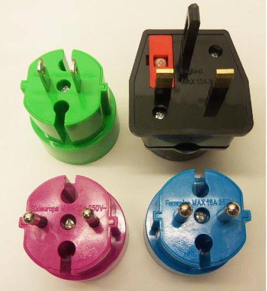 Travel plug adaptors