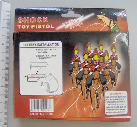 Shocking toy pistol (JOKE ITEM)