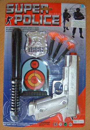 Policeman toy set “SUPER POLICE”