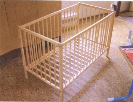 Children's wooden cot “SIMONA“