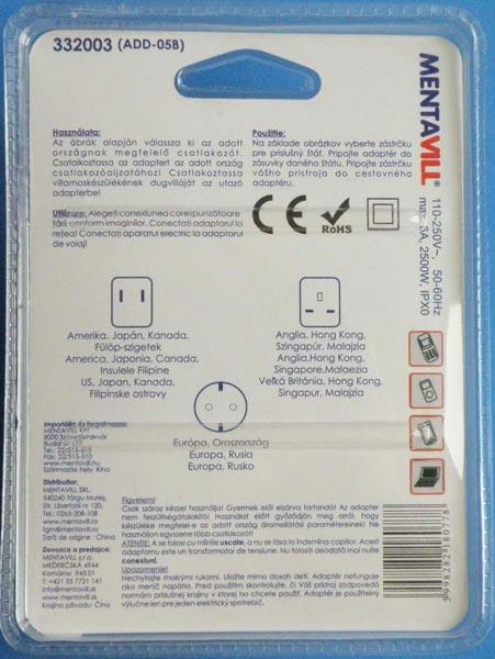 Universal travel adaptors
