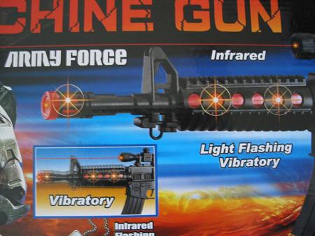 Toy gun with laser Super weapon