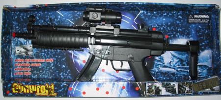 Toy gun with laser B/O Guns Model Series