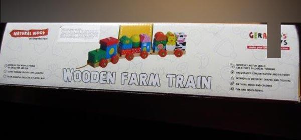 Wooden pull-along toy