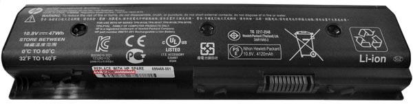 Notebook computer battery