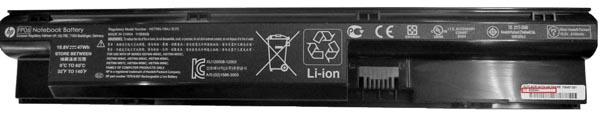 Notebook computer battery