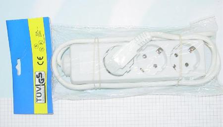 3-socket power strip