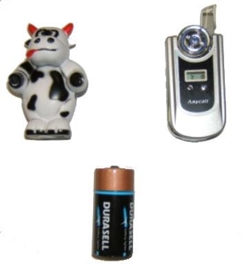 Novelty Lighters “Mad Cow by Dora” (Other lighters not known)