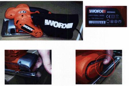 Belt sander “WORX”