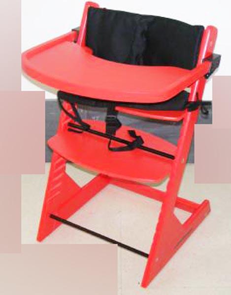 Wooden high-chair