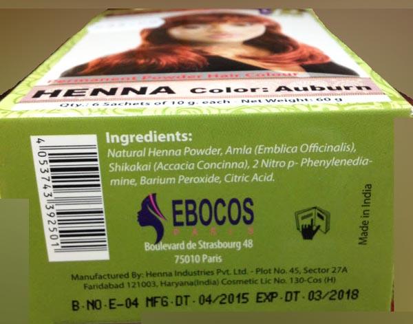 Hair colouring product