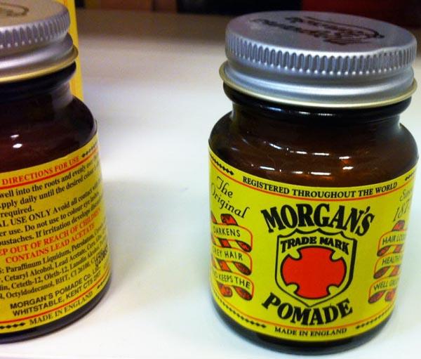 Hair dye pomade