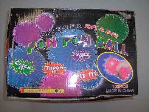 Puffer ball with multi thorny ends