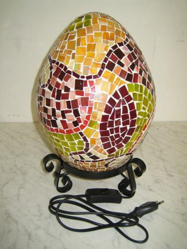 Desk lamps with mosaic lamp shade