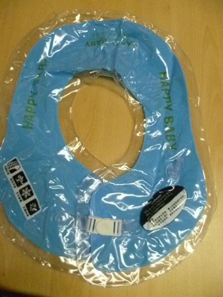 Inflatable vest for babies