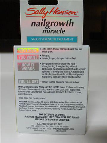 Nailgrowth miracle