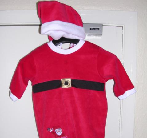 Baby’s Santa Sleep Suit