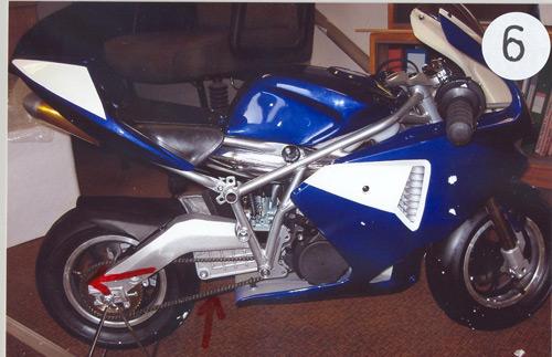 Mini motorbike - Polini GP3 REP-2006 model