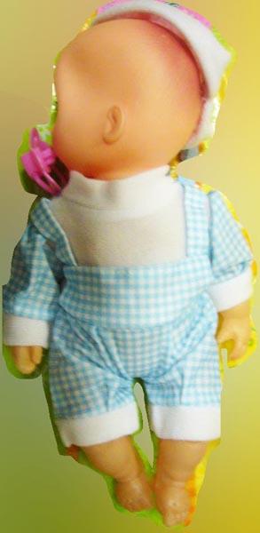 Doll and pushchair