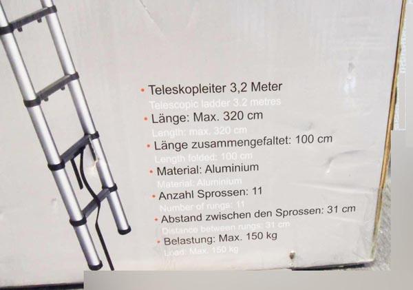 Telescopic ladder