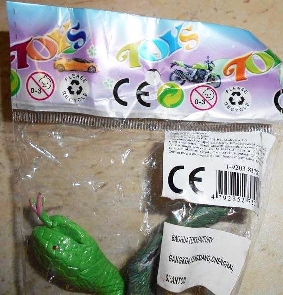 Plastic snake