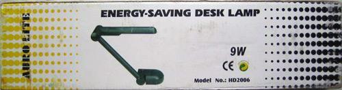 Energy saving desk lamp