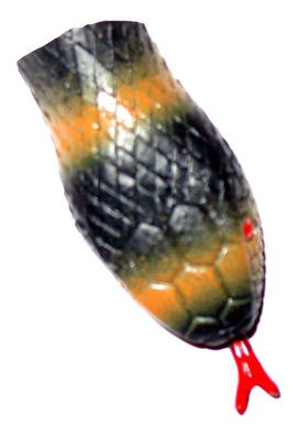 Plastic finger toy in a shape of snake head in a Surprises Lucky Egg