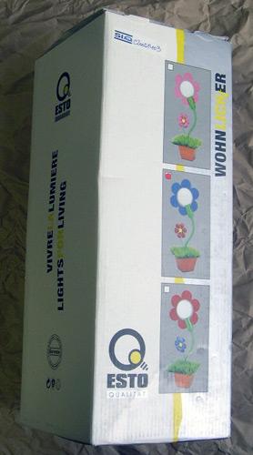 Portable luminaire for children Happy Flower